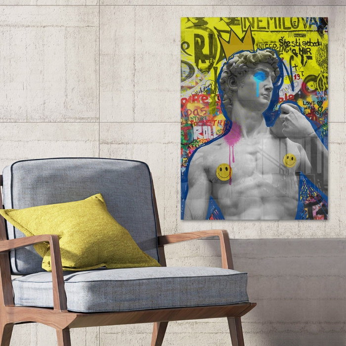 Wallity Cuadro Decorativo de Vidrio Templado Multicolor 70 x 100 cm Wallity Cuadro Decorativo de Vidrio Templado Multicolor 70 x 100 cm